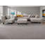 Canapé modulaire en microfibre avec repose-pieds Behadil-215865947-215865946