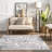 Emilia SpinClean Tropical Machine Washable Reverisble Area Rug-1287848074