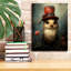 'Bird With The Red Cylinder' by Momart Canvas Wall Art, 12" x 16"-176070235