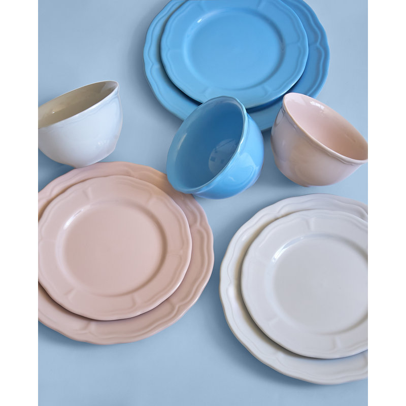 Service de table 12 pièces, service pour 4 Madison Blush, Rose