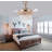 42" Ermis 4 - Blade LED Propeller Ceiling Fan with Remote Control