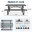 Clarenc Rectangular Metal Outdoor Picnic Table-730148194-734291085