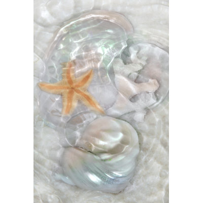«Underwater Light Waves VI» par Leda Robertson, impression sur toile tendue
