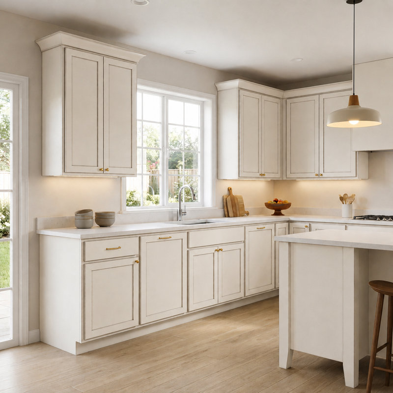 Dwelling Value Finish Chip, Chalk/Stone Glaze, Maple
