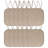 Herringbone Stitch Memory Foam Non-Slip 16" x 16" Chair Cushion Pad with Ties-86741171-102879858