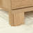 L-Shaped Desk, Brown finish
