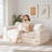 Boneless 74.8" Upholstered Sofa Couch-407967502