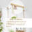 Macrame Plant Wall Shelf - Handmade Boho Floating Rope Shelf