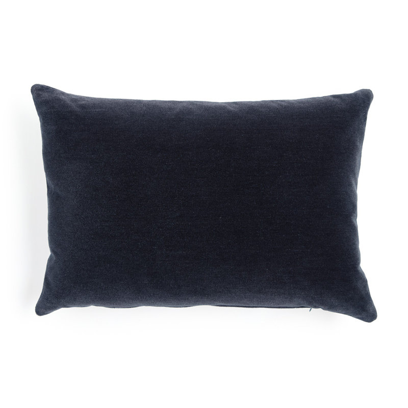 Coussin Bridger - Tabac Monte, Rectangulaire H 16 po x l 24 po, Bleu marine Monte