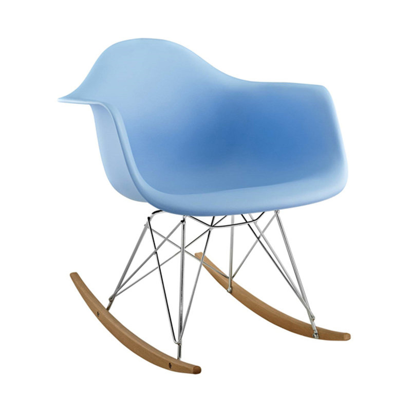 Chaises berçantes, Bleu