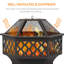 Hexagon Iron Wood Burning Smokeless Fire Pit-949134292