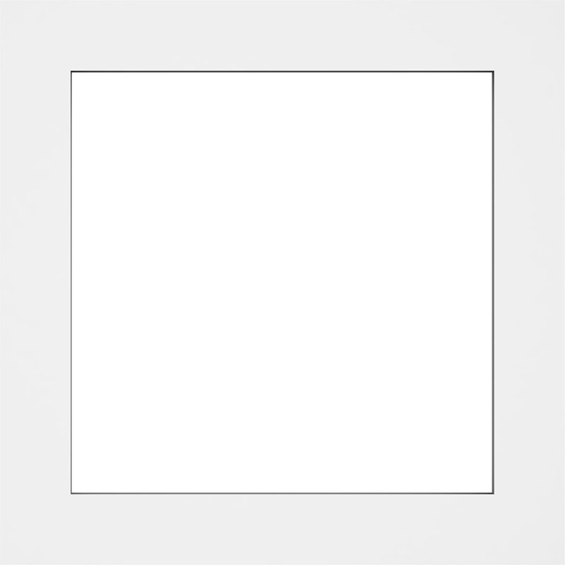 Panneau mural Prescott 3D en blanc, H 12 po x l 12 po x P 0,38 po