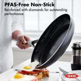 OXO Agility Black Aluminum 10-Piece Nonstick Cookware Set