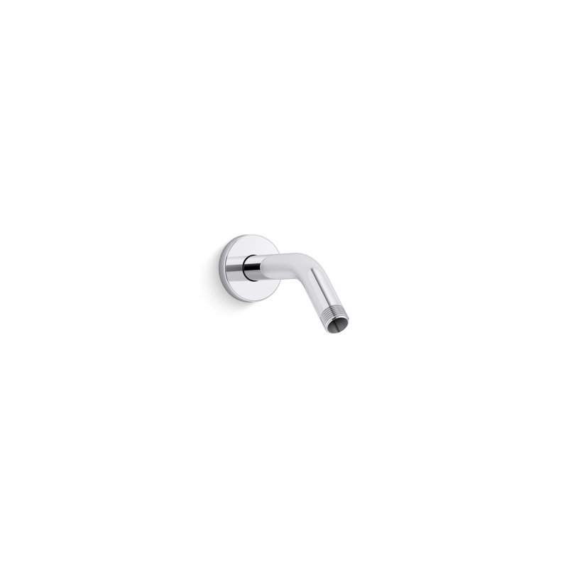 Statement Shower Arm And Flange, Vibrant French Gold