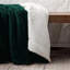 Super Soft Sherpa Fleece Blanket – Reversible Cozy Throw 240 GSM-123218502-123218511