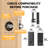 Wi-Fi Smart Lock Touchscreen Single Cylinder Deadbolt with Smartkey Security-106633095