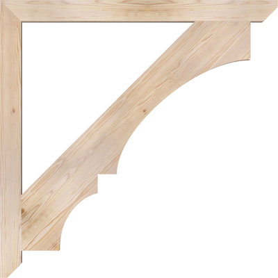 H 6'' W x 40'' D Wood Bracket/Corbel