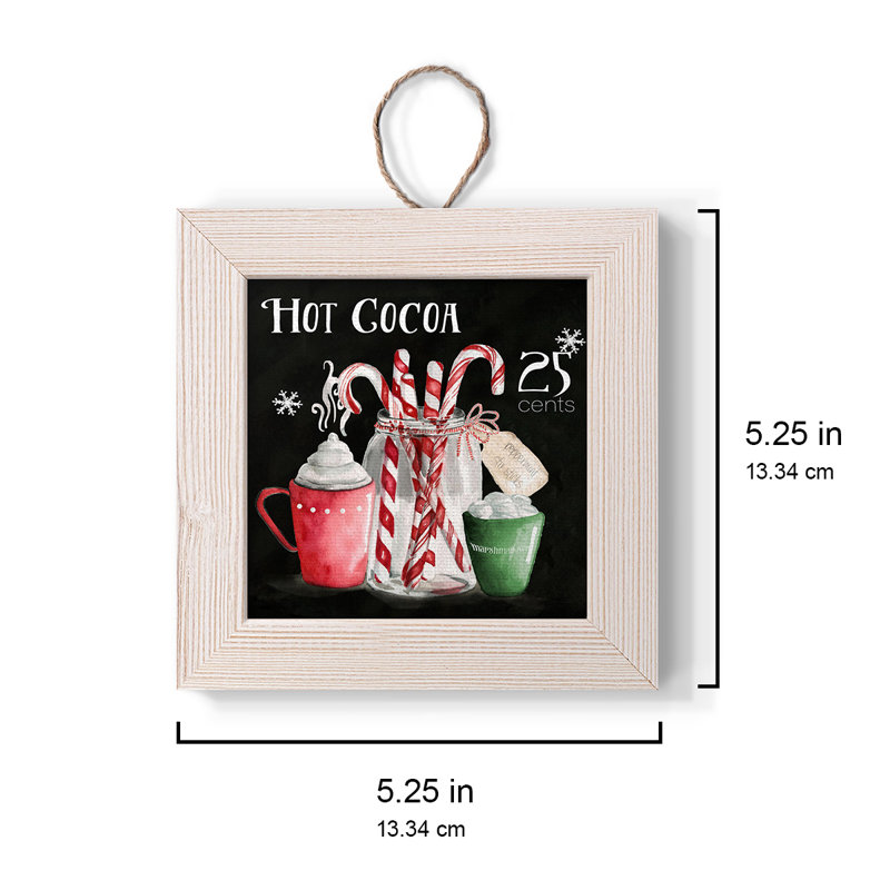 Ornement photo menthe poivrée cacao