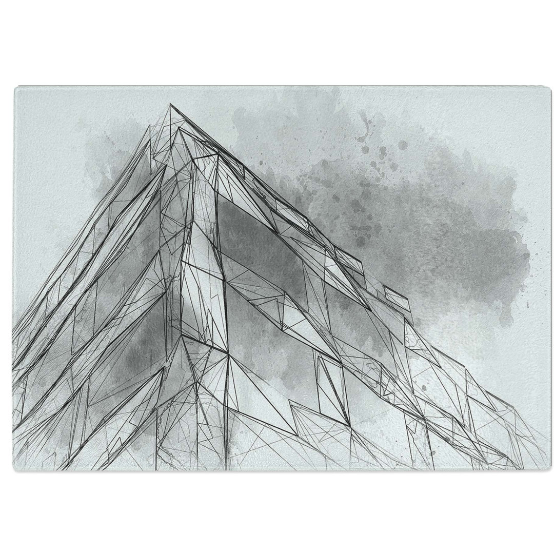 Tempered Glass Architecture Sketch Vol.23 Chopping Board