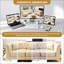 Élégant canapé chesterfield modulaire 1 place avec similicuir, capitonnage à boutons fait à la main et accoudoirs garnis de métal pour une vie moderne-1762047565