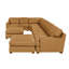 Canapé modulaire en cuir à large assise modulaire-883298609