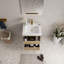 Meuble-lavabo mural avec lavabo, armoire de rangement flottante avec comptoir en résine de pierre et tiroirs à fermeture en douceur-2136401812-2136401813
