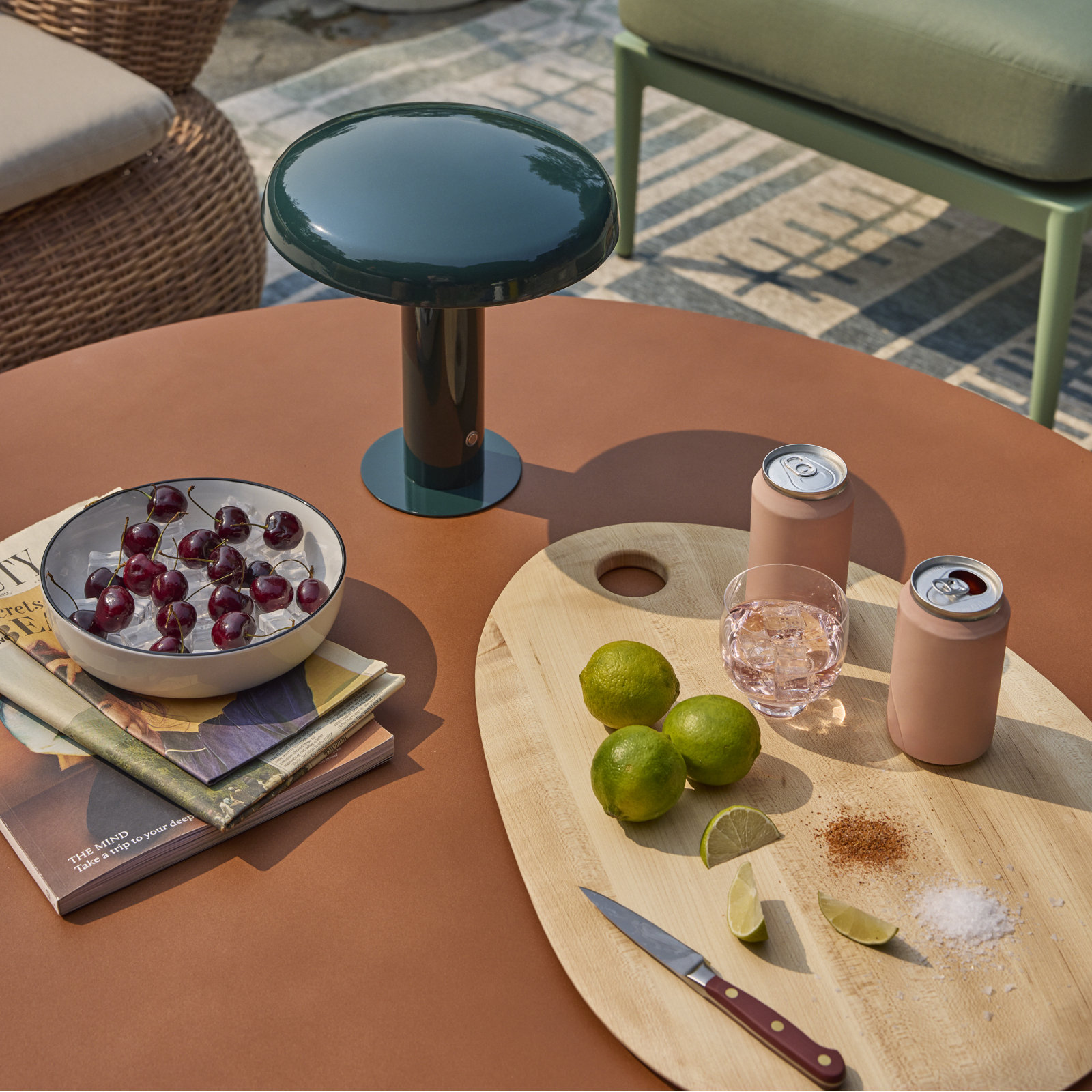 Pebble Medium Cutting Board, 21.4" x 15.25", Maple Wood