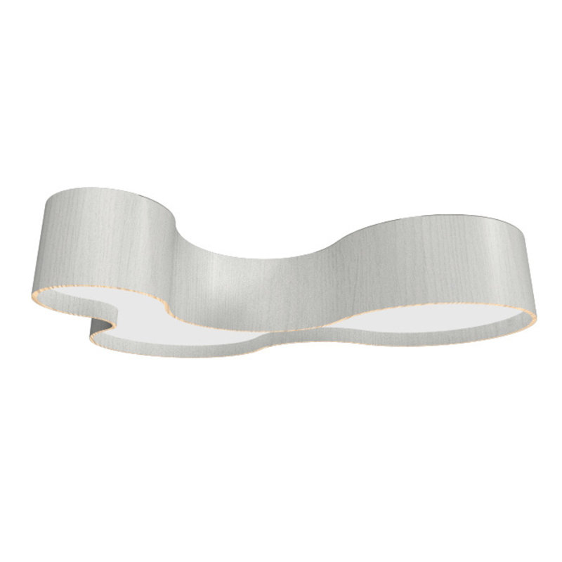 Organic 1 - Light LED Flush Mount, 7.87" H x 31.5" W x 21.65" D, Organic White