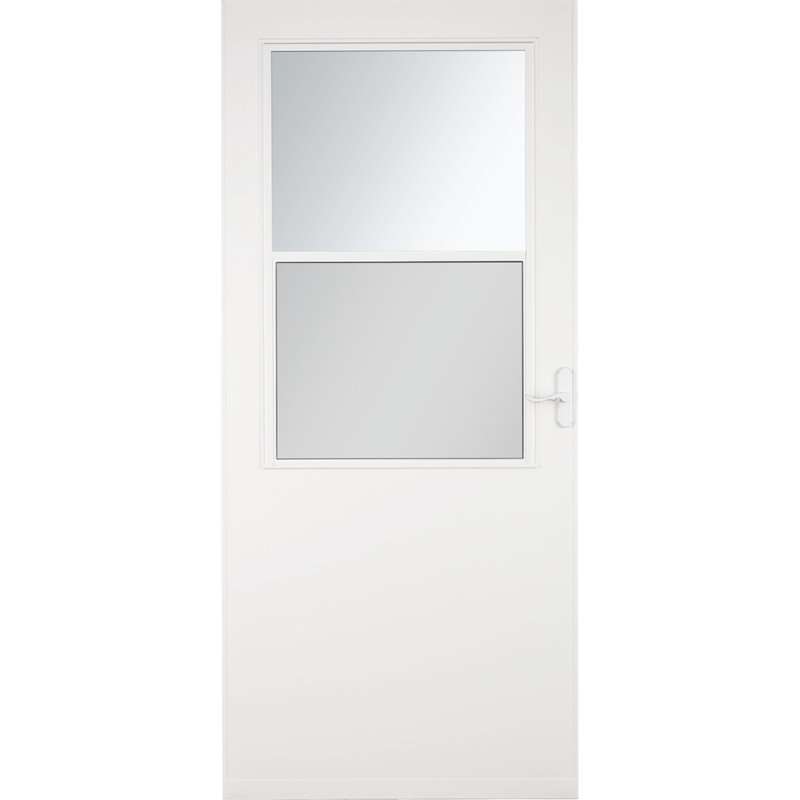 20 Series Highview with Adjustable Screen (handle included), White, 36" x 81"