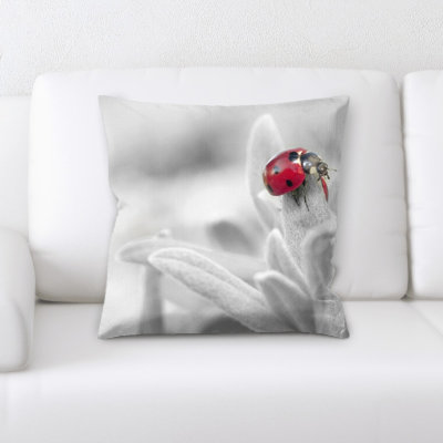 Ladybug Throw Pillow
