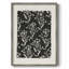 Motif floral rétro I, reproduction encadrée - bois massif-1745734521