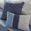 Couette King bleu marine - 7 pièces en microfibre plissée, 2 taies d'oreiller, 1 coussin décoratif. Garnissage en microfibre, lavable à la machine. Comprend une couette, 3 oreillers et un cache-sommier.