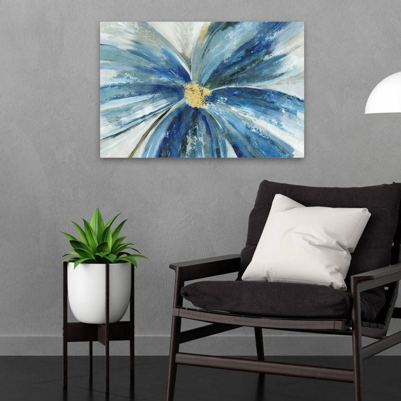 Plantes, fleurs, abstrait, art mural Ophelia I, H 16 po x l 24 po