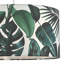 21 cm H Drum Cotton Pendant Shade ( Uno ) in Green and White