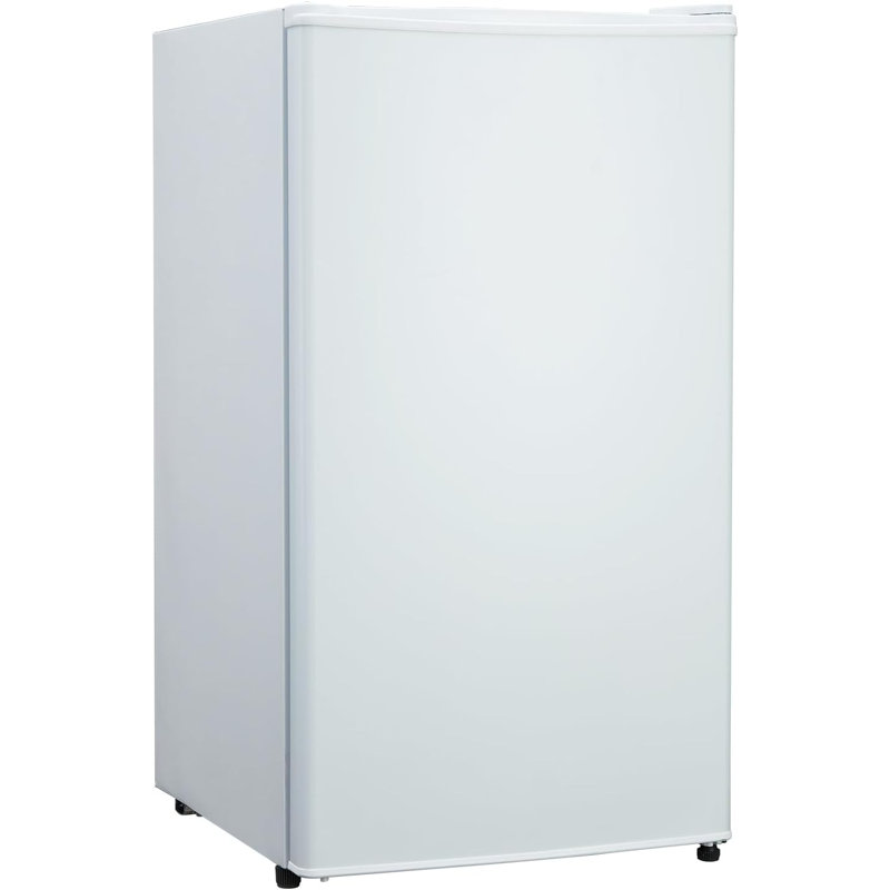 Mini réfrigérateur de 3,2 pi cu avec congélateur - réfrigérateur compact et silencieux avec thermostat réglable, porte réversible, conception peu encombrante pour la chambre à coucher, le bureau, le dortoir, le véhicule récréatif