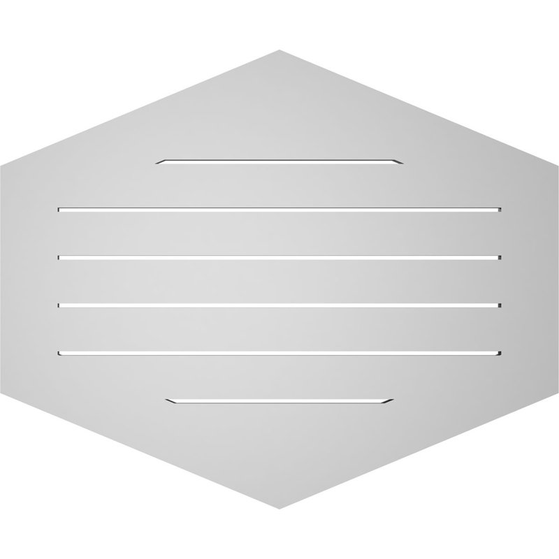 Pente verticale verticale en uréthane 5 pi, H 1 po x l 34 po x L 28 po