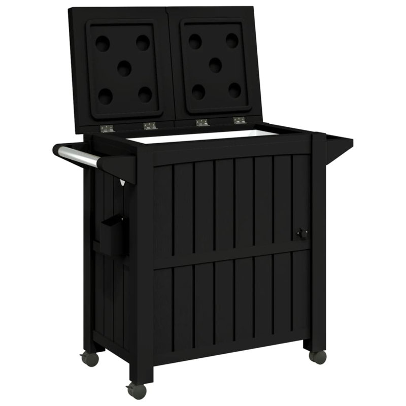 Red Barrel Studio® 18.1'' W x 40.2'' D Polypropylene Grill Cart Or Table