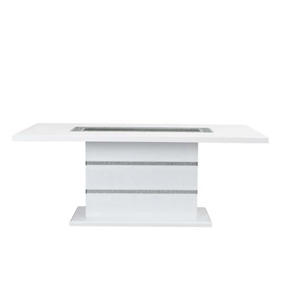 Table à manger avec base de piédestal