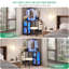 Dressing Table with Motion Sensor 3-colour lighting, Charging Socket and Stool-48703800