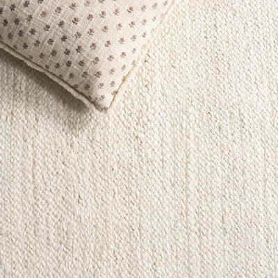 Padley Round Handwoven Jute Beige Area Rug