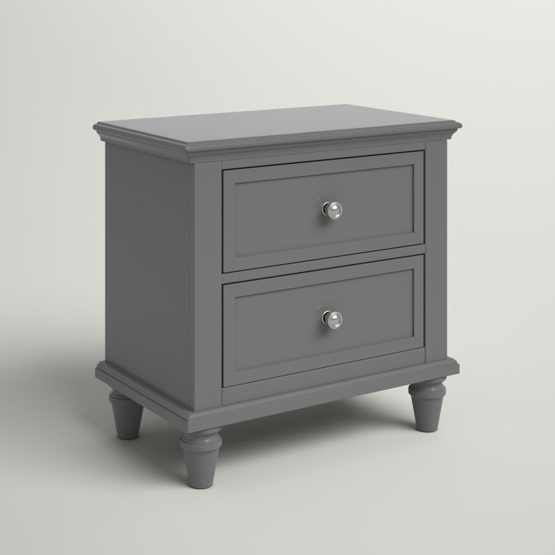 Jazmond 26'' W Nightstand, Frost Gray