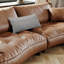 Canapé modulaire brun en cuir véritable-1498805066-1498805067