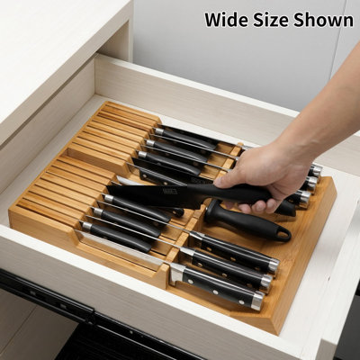 TAKKUI 16 Slot Drawer Knife Block