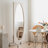 Rectangle Stainless Steel+Manufactured Wood Full Length Mirrors