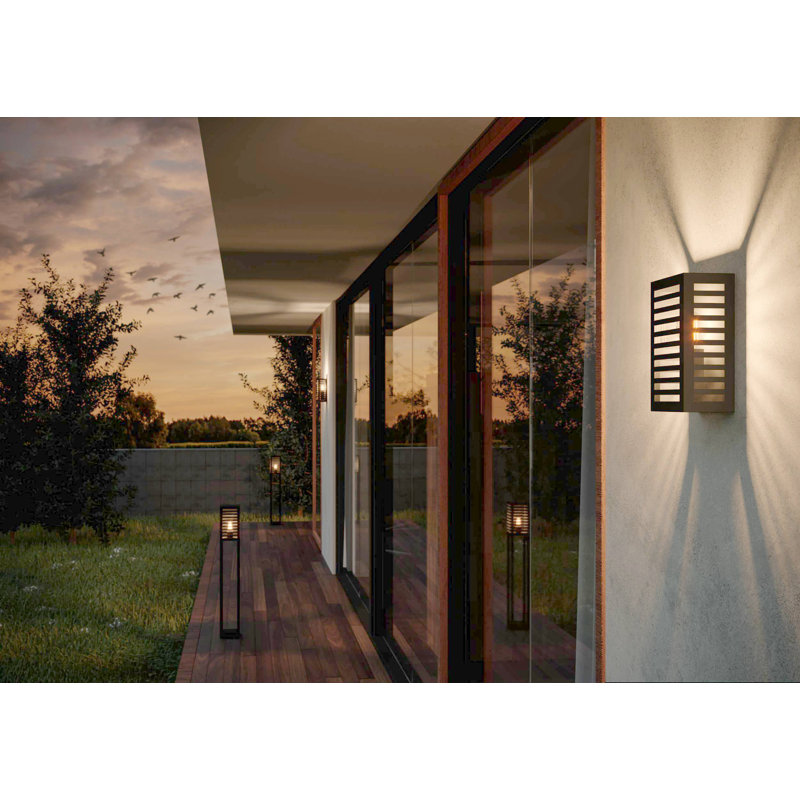 Finli Black Outdoor Flush Mount
