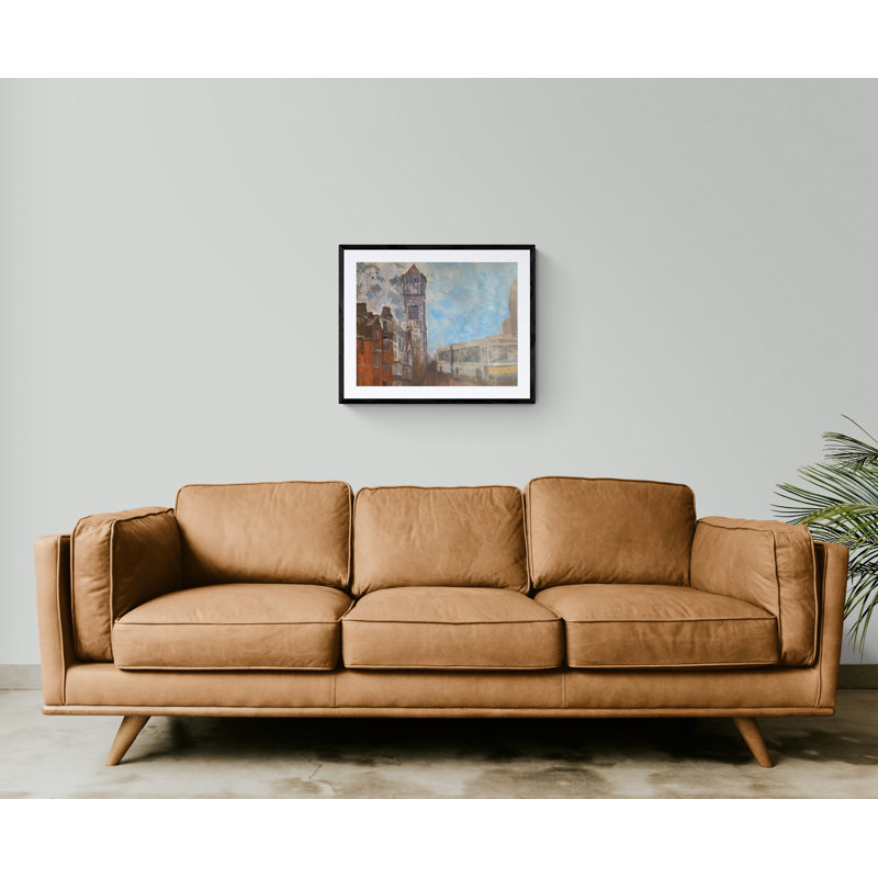 Bus on Clarendon Street Print Canvas, 24" H x 32" W, Wrapped Canvas