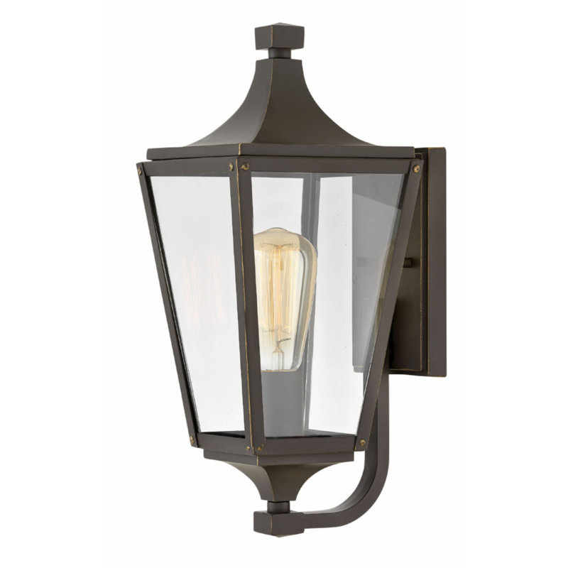 Jaymes Outdoor Wall Lantern, 19.5'' H X 7.75'' W X 9.5'' D
