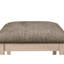 Banc rembourré gris Chalk