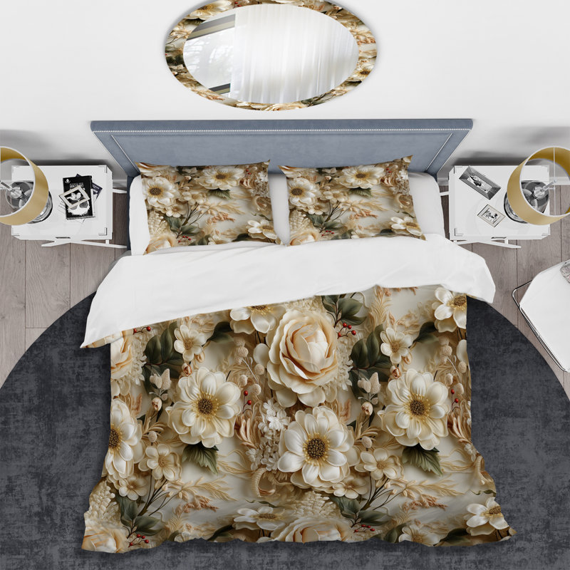 Ensemble de housse de couette Timeless, Housse de couette simple + 1 taie décorative stan