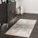 Dequita Contemporary Abstract Beige/Blue Area Rug